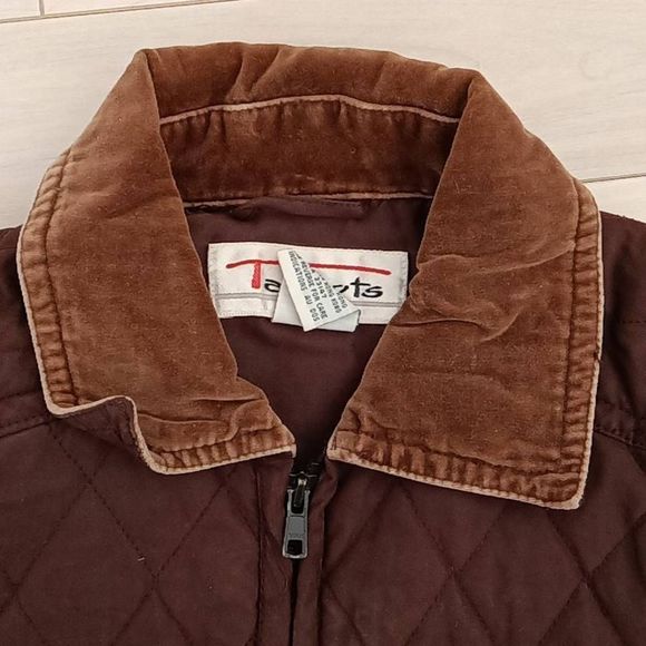 Vintage Brown Quilted Country Beaufort Jacket - Picture 3 of 4